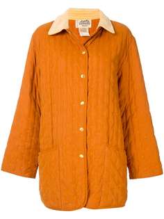 Hermès пальто с контрастным воротником