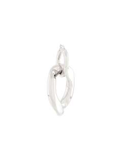 MM6 Maison Margiela sculpted hoop earrings