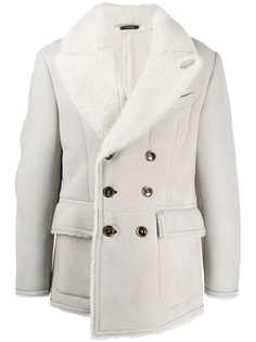 Tom Ford double-breasted shearling coat