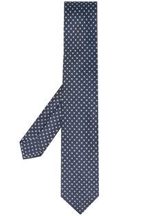 Barba галстук с геометричной вышивкой