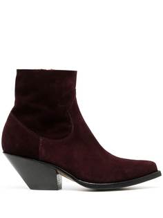 Buttero cone-heel ankle boots