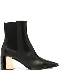 Casadei metallic-heel ankle boots