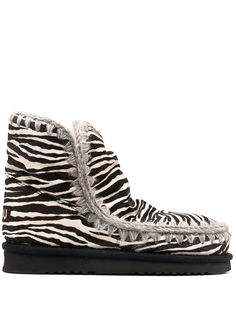 Mou zebra print Eskimo boots
