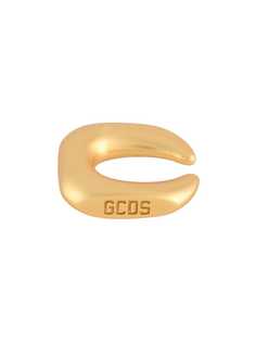 Gcds engraved logo Fang earring