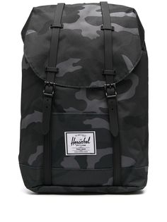 Herschel Supply Co. camouflage double buckle backpack