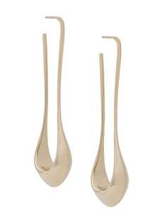 Lemaire long drop-shaped earrings