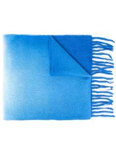 Isabel Marant soft-knit two-tone fringed scarf