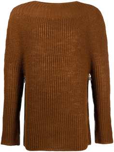 Raf Simons boat neck knitted jumper