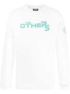 Raf Simons distressed The Others print sweatshirt