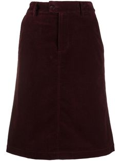 A.P.C. high-waisted midi skirt
