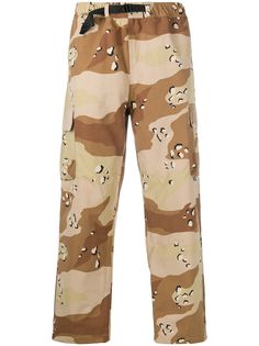 Stussy camouflage print cargo trousers