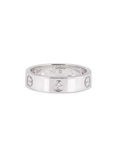 Cartier кольцо Love pre-owned из белого золота с бриллиантами