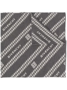 Givenchy cable pattern scarf