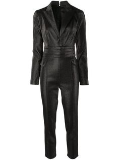 Elisabetta Franchi tailored metallic jumpsuit