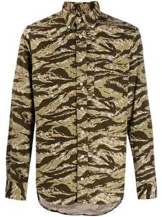 Gitman Vintage camouflage button-up shirt