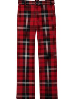 Marc Jacobs check straight-leg trousers