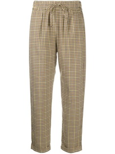 Altea check print trousers