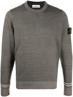Stone Island crew-neck knit jumper