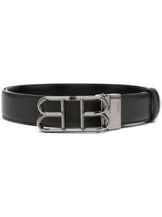 Bally monogram leather belt