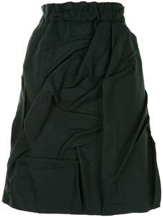 MM6 Maison Margiela ruched high-waisted skirt