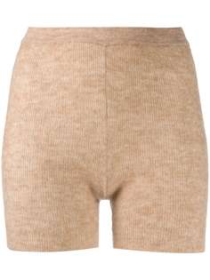 Jacquemus трикотажные шорты в рубчик