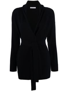 Fabiana Filippi sequin-shoulder tie-waist cardigan