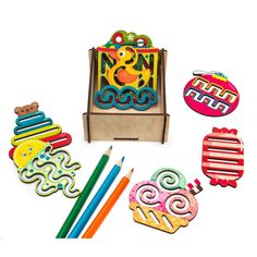 Линейка-трафарет Woodland Детское ассорти