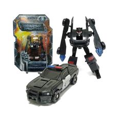 Робот-трансформер 1Toy Звёздный защитник, (собирается в полицейский автомобиль) 9 см
