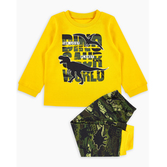 Пижама лонгслив/брюки Веселый малыш Диноэксперт