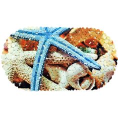 Aqua-Prime Коврик для ванны Морская звезда, 67 х 36 см