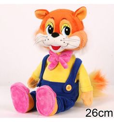 Мягкая игрушка Мульти-Пульти Кот Леопольд в тапочках 26 см