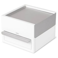 Umbra Шкатулка Stowit Mini белый/никель