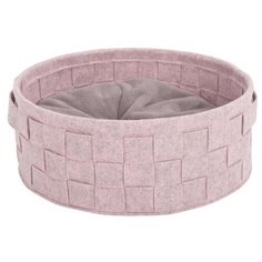Лежак для собак и кошек Scruffs Habitat Felt Bed 45х45 см blush pink