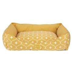 Лежак для собак и кошек Scruffs Casablanca Box Bed XL 82х78х17 см mustard