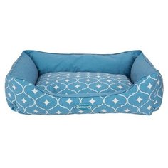 Лежак для собак и кошек Scruffs Casablanca Box Bed XL 82х78х17 см blue