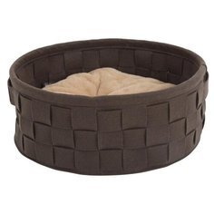 Лежак для собак и кошек Scruffs Habitat Felt Bed 45х45 см chocolate