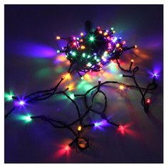 Гирлянда Sh Lights 1200 см, DC-ILD120, 120 ламп, разноцветные диоды/черный провод