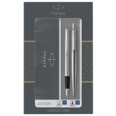 PARKER набор перьевая и шариковая ручки Jotter Core, M, 2093258, синий цвет чернил
