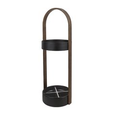 Подставка для зонтов Umbra HUB черный/орех