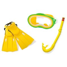 Набор для плавания с ластами Intex Master сlass 55955 желтый