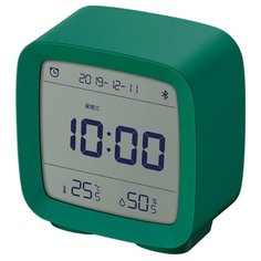 Часы с термометром Xiaomi Qingping Bluetooth Smart Alarm Clock зеленый