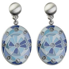 Clara Bijoux Серьги Ромашки A76731 BL