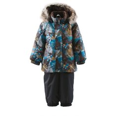 Комплект с полукомбинезоном KERRY размер 86, 8160 коричневый комбинированный