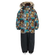 Комбинезон KERRY FUN K18409 размер 80, 8160 черный/коричневый/синий