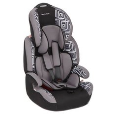 Автокресло группа 1/2/3 (9-36 кг) Lider Kids Caravel, серый принт