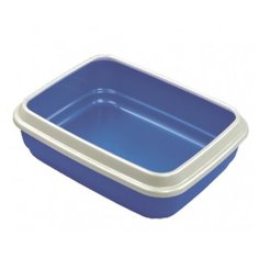 Туалет-лоток для кошек Imac Jerry 50х40х14.5 см пепельно-синий