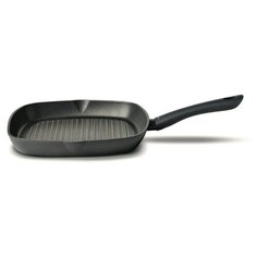 Сковорода-гриль TVS Diamante 28х28 см, черная