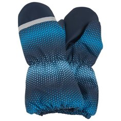 Варежки KERRY размер 4, голубой пиксель