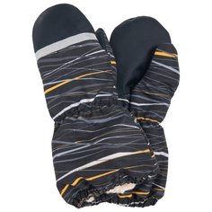 Варежки KERRY размер 4, черный полоска