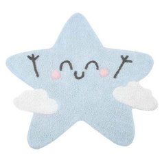 Ковер Lorena Canals Mr. Wonderful Счастливая звездa, размер: 1.2х1.2 м, голубой